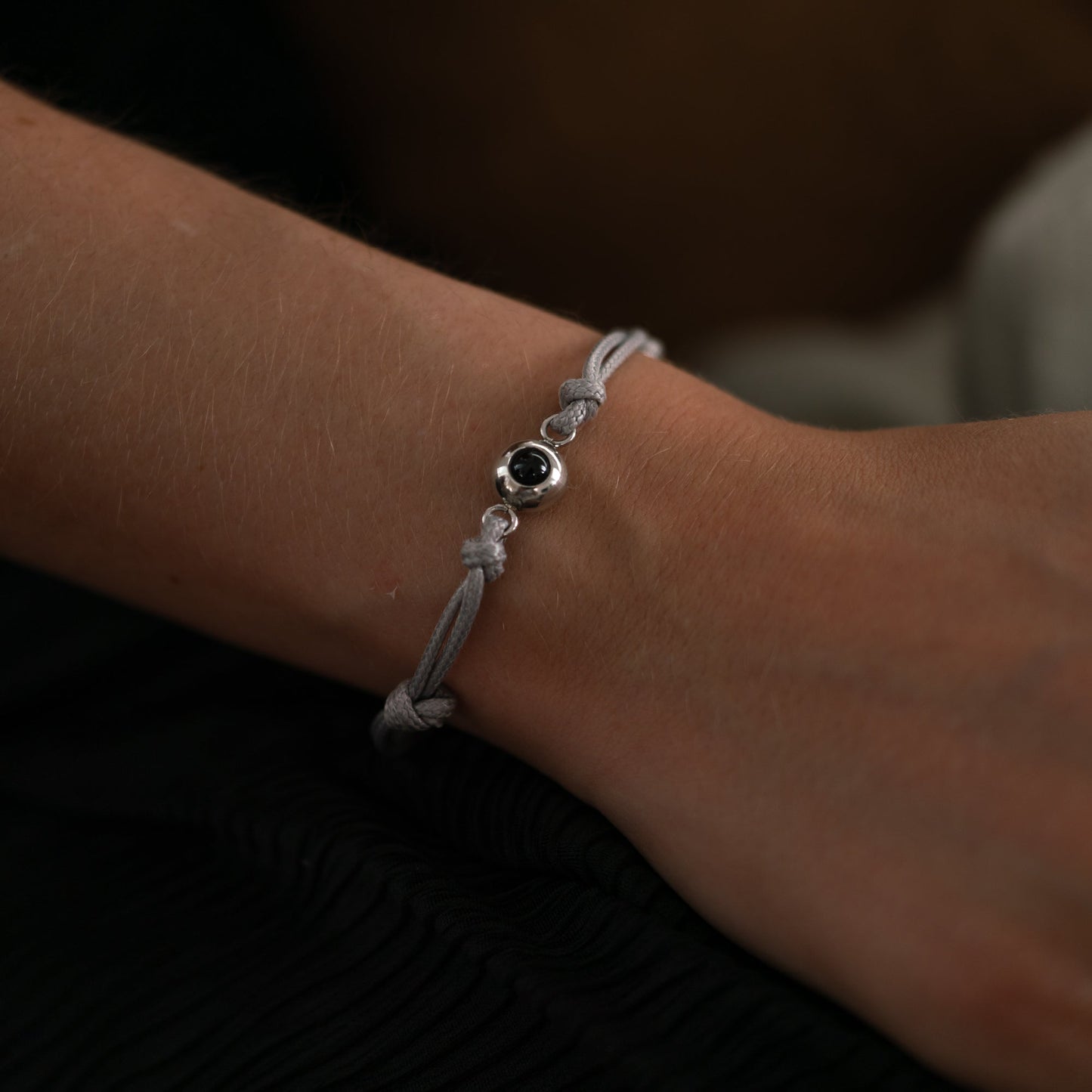 Personalised photo bracelet with your photo - Marine knot