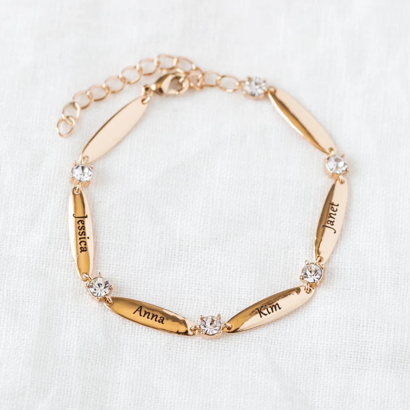 Personalised bracelet with engraving