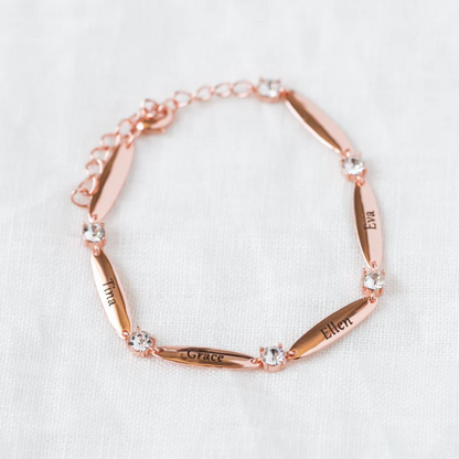 Personalised bracelet with engraving