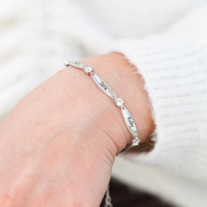 Personalised bracelet with engraving
