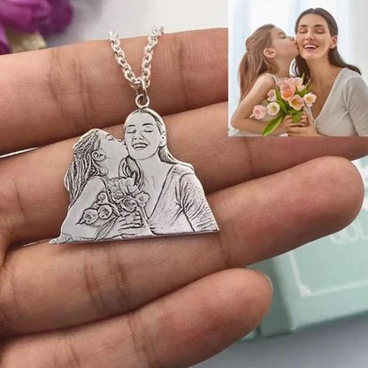 Personalised necklace with engraving