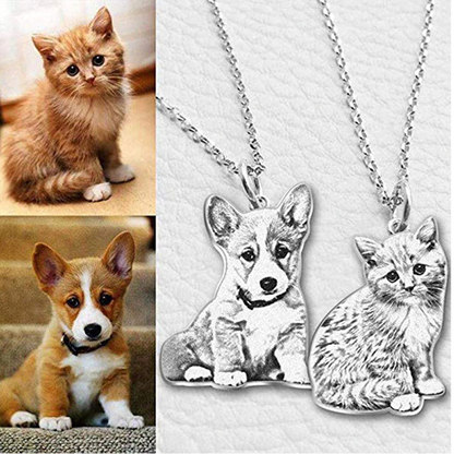 Personalised necklace with engraving