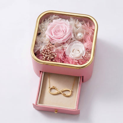 Infinite Love Necklace with Engraving