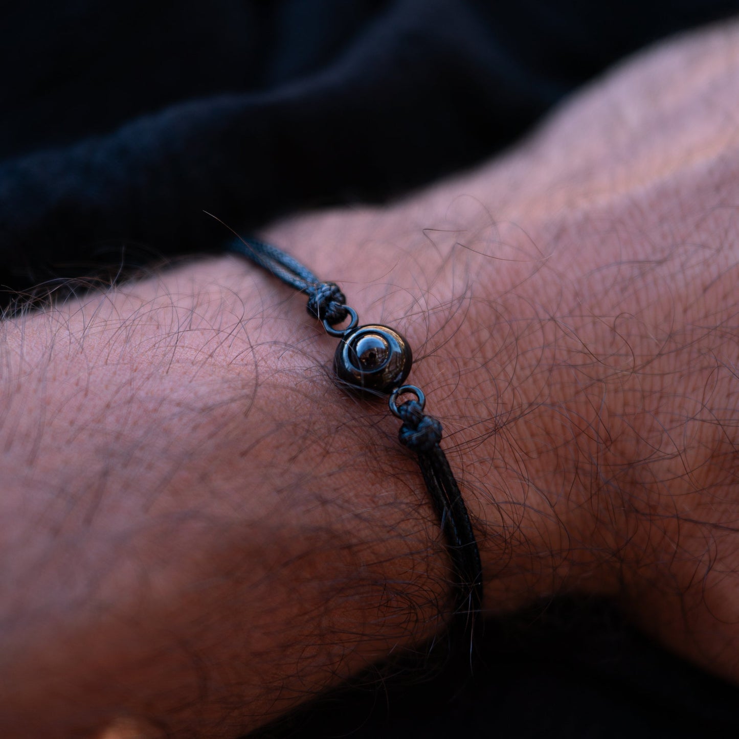Personalised photo bracelet with your photo - Marine knot