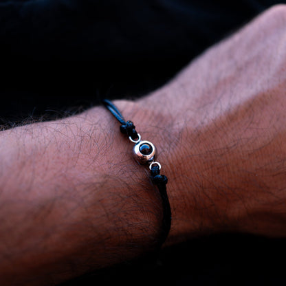 Personalised photo bracelet with your photo - Marine knot