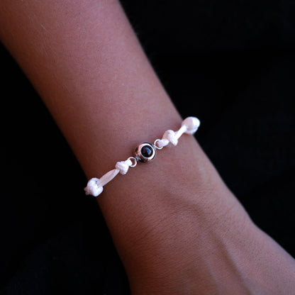 Personalised photo bracelet with your photo - Marine knot