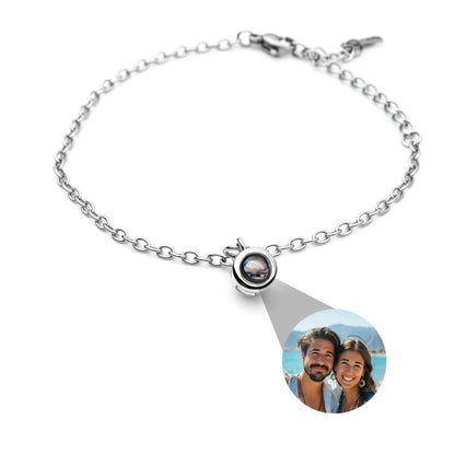 Personalised photo bracelet with your photo - delicate