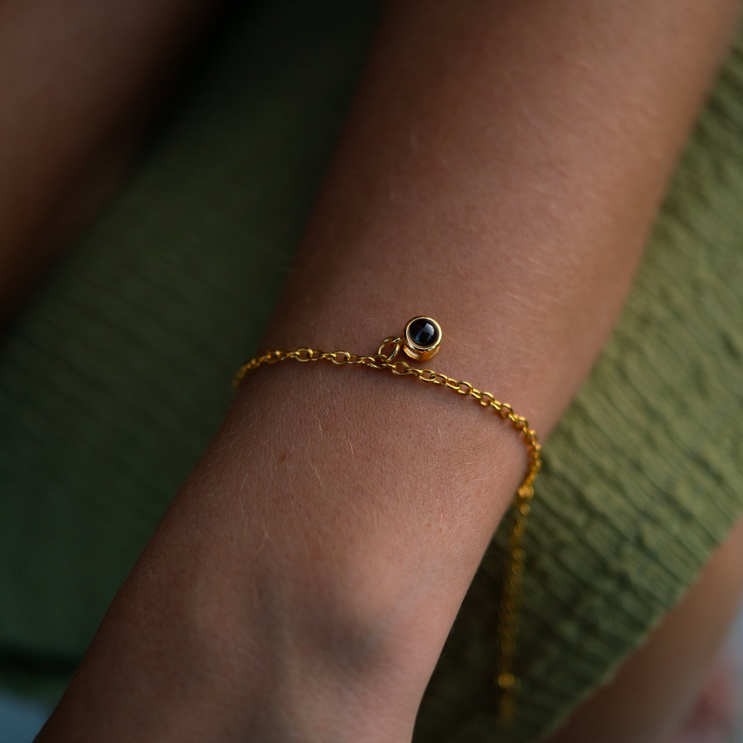 Personalised photo bracelet with your photo - delicate