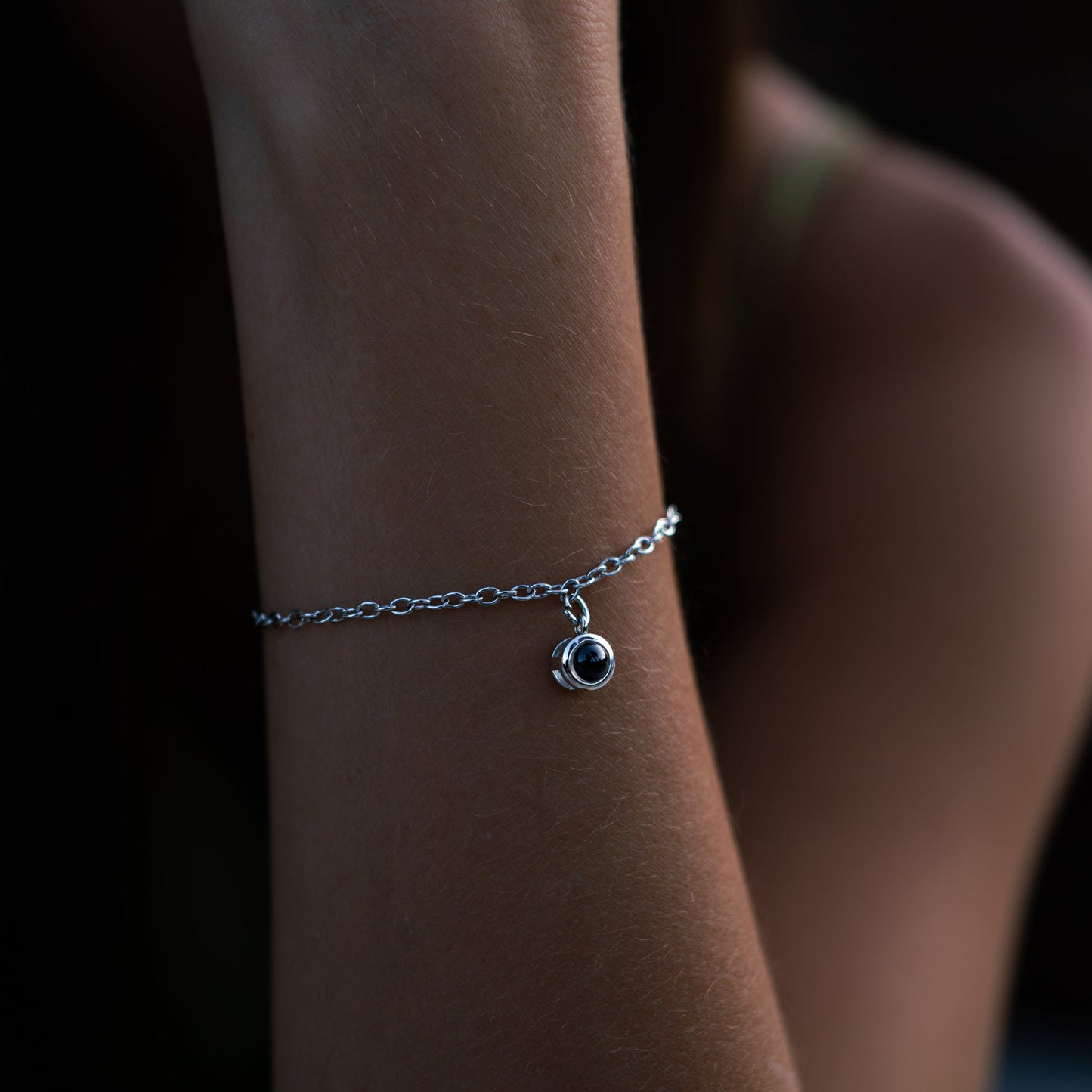 Personalised photo bracelet with your photo - delicate