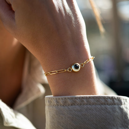 Personalised photo bracelet with your photo - Paperclip
