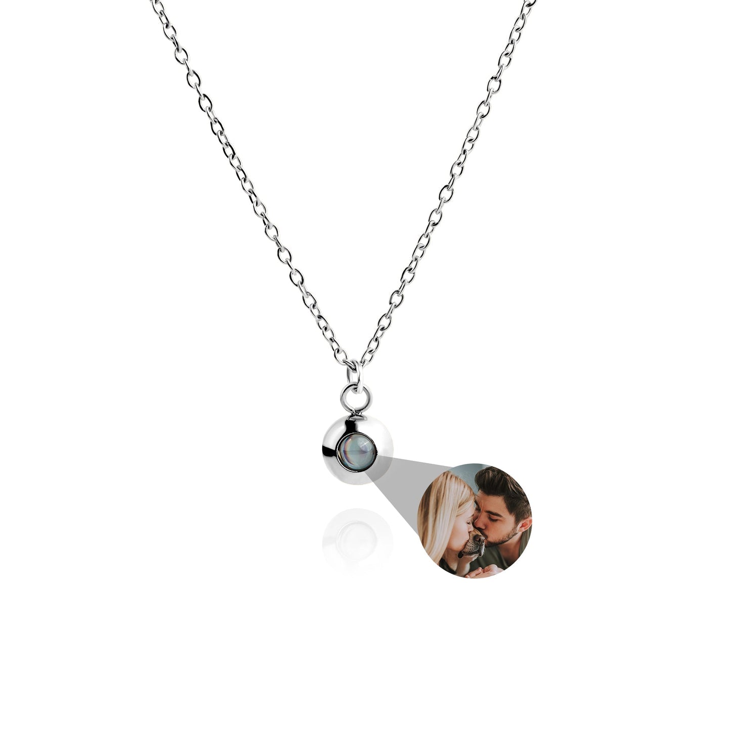 Personalised photo necklace - delicate