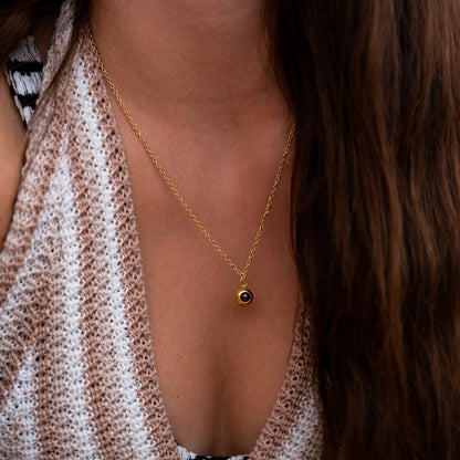 Personalised photo necklace - delicate