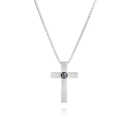 Personalised photo necklace - Cross