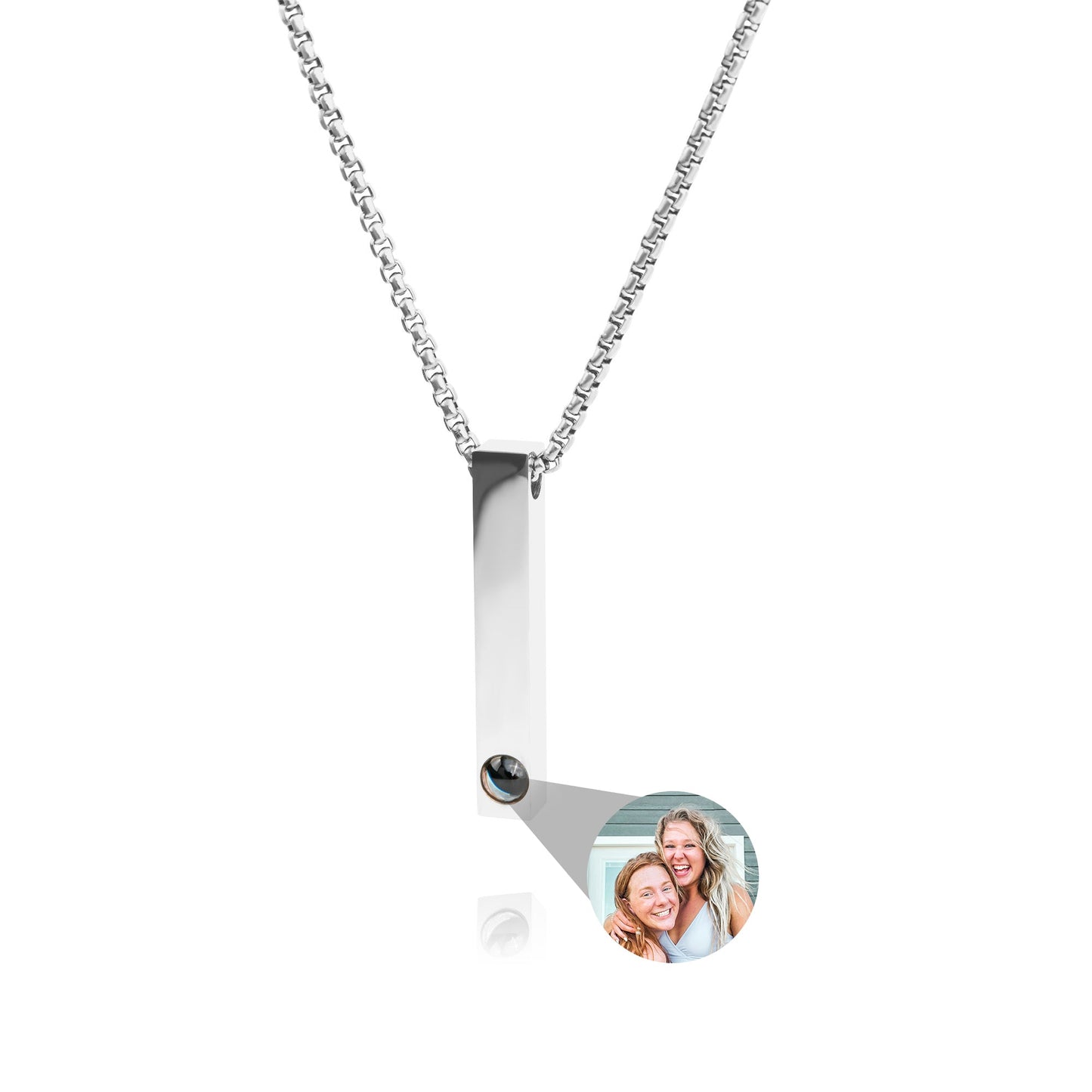 Personalised photo necklace - Bar B-Chain