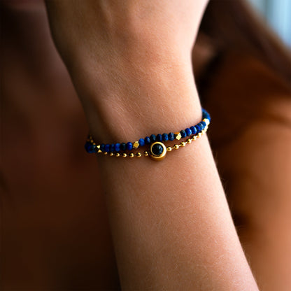Personalised photo bracelet with your photo - Crystal