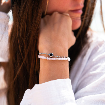 Personalised photo bracelet with your photo - Crystal