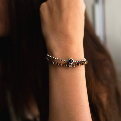 Personalised photo bracelet with your photo - Crystal