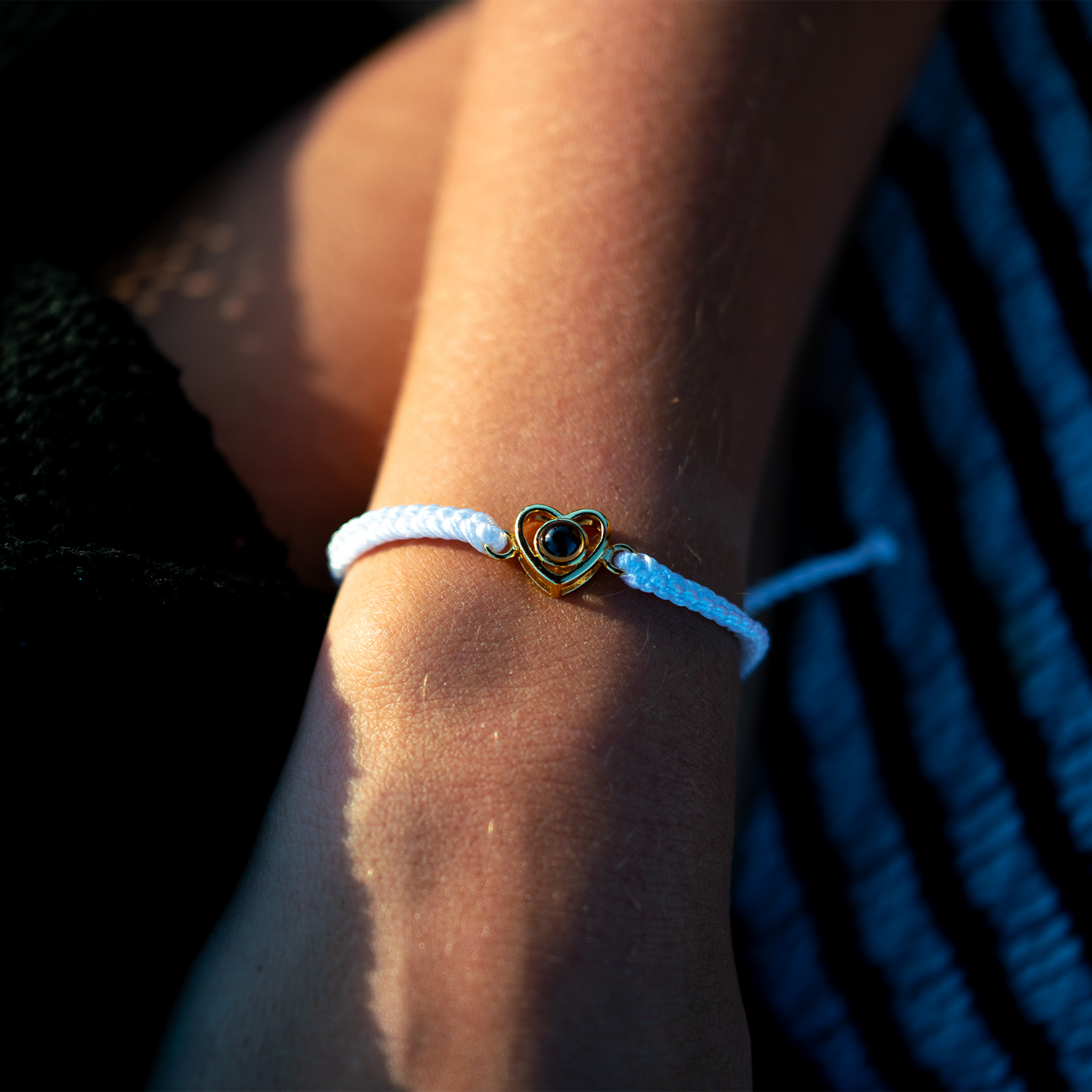 Personalised photo bracelet with your photo - Heart