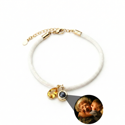 Photo Bracelet with Your Own Photo - Essence Birthstone