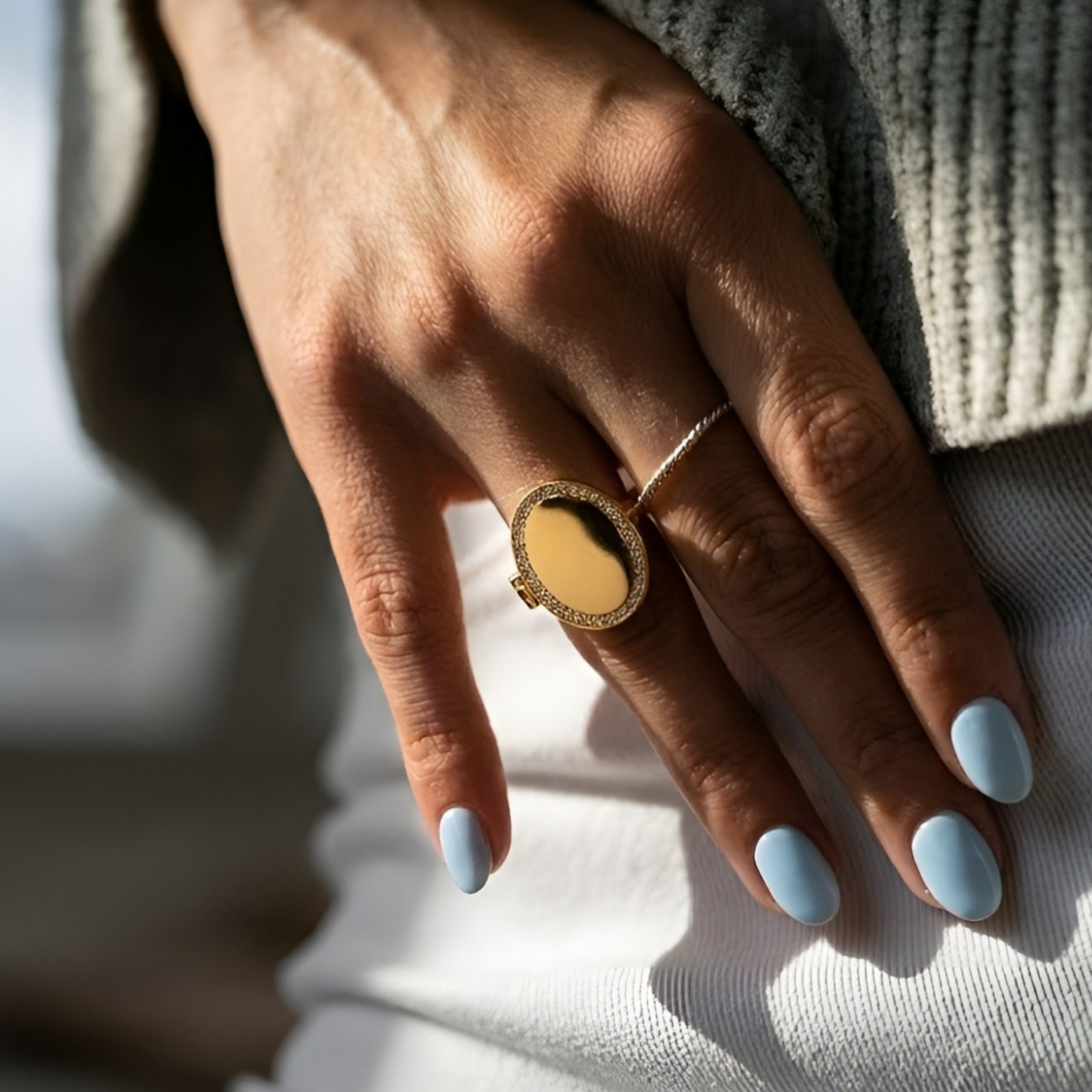 Locket Ring with Photo - Heart