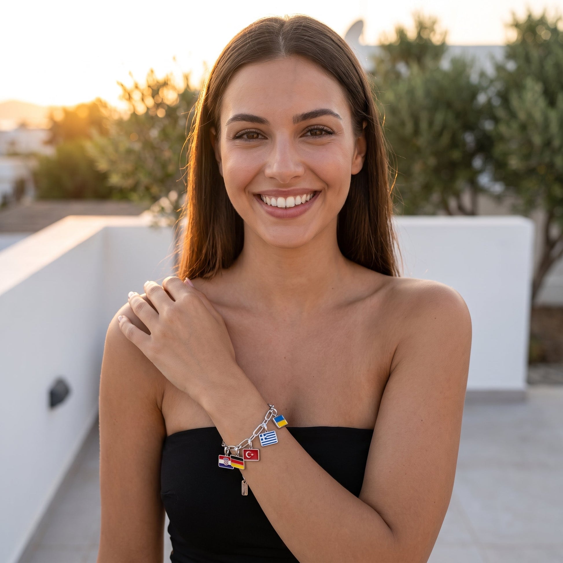 Country Charm Bracelet – Silver
