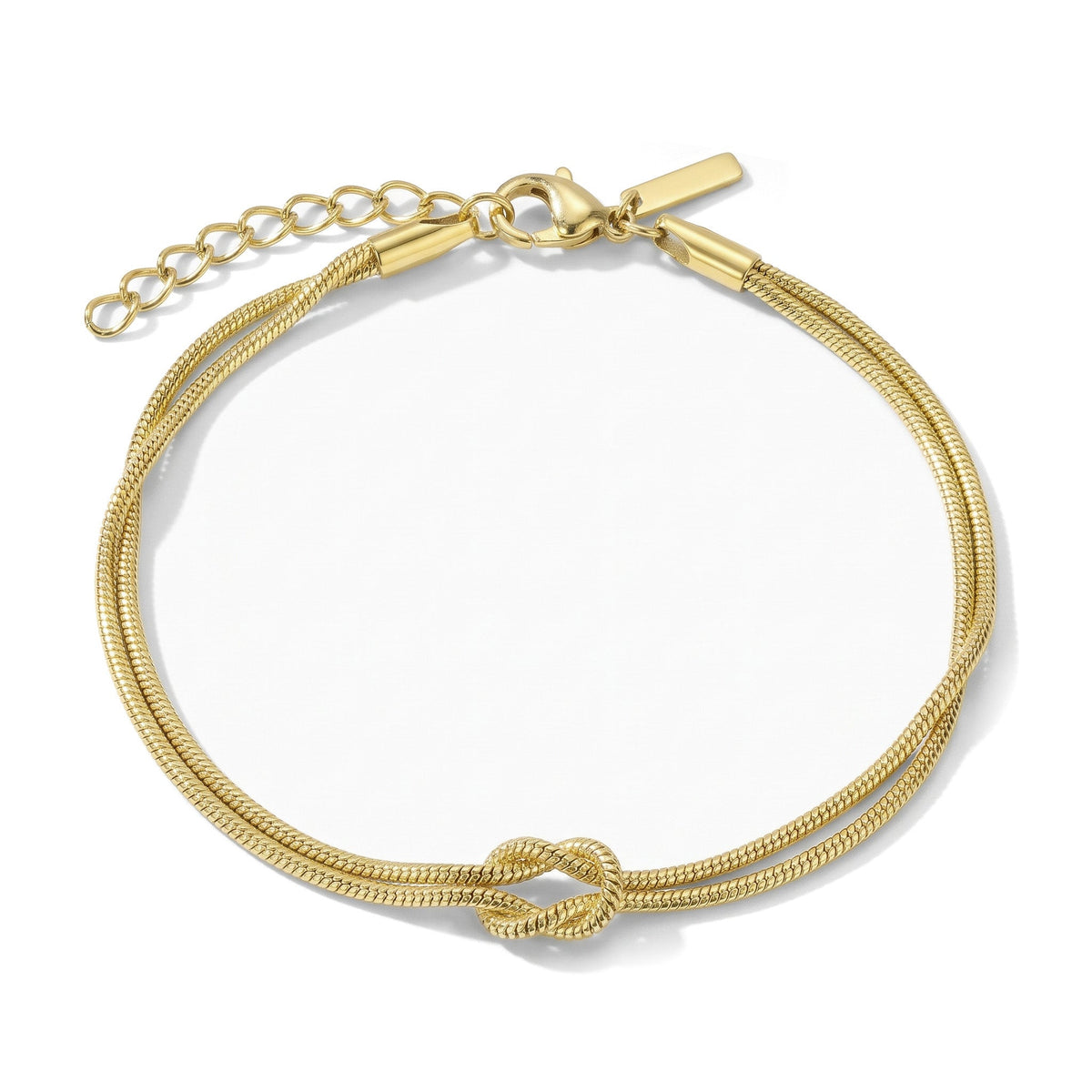 Forever Knot Bracelet – Gold – View 6